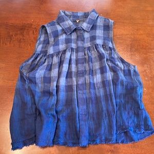 Free people flowing sleeveless blouse